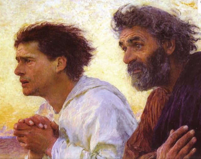 pietro-e-giovanni-corrono-al-sepolcro-vuoto-e-burnand-1850-1921